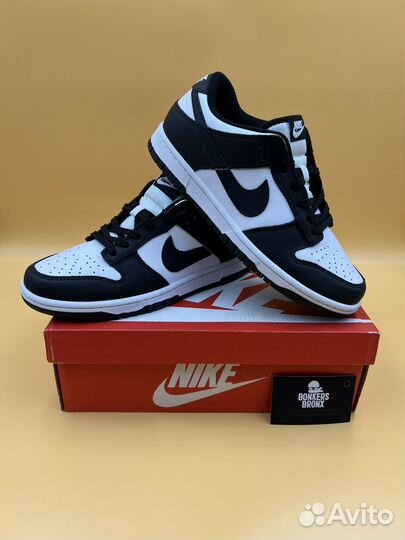 Кроссовки Nike Dunk Low White Black