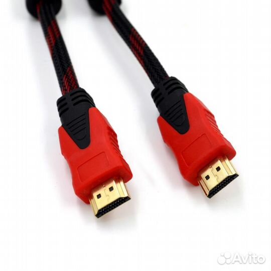 Кабель hdmi 10 м в оплётке с фильтрами