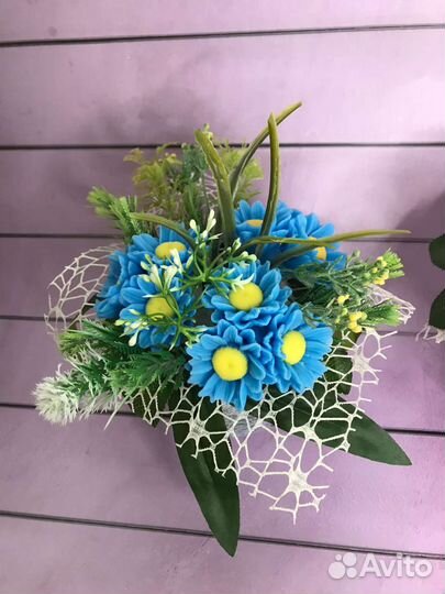 Букет цветов из мыла