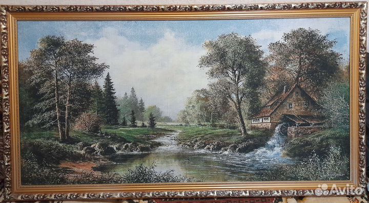 Картина гобелен, размер 125х67см