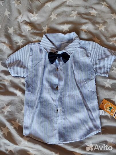 Детский костюм шорты и рубашка