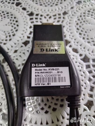 KVM-переключатель D-Link KVM-221