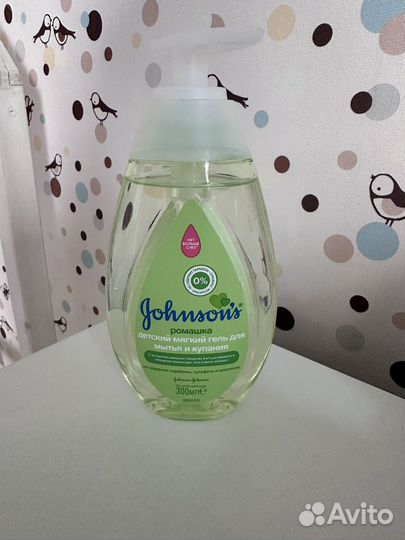 Детский гель для купания Johnson's