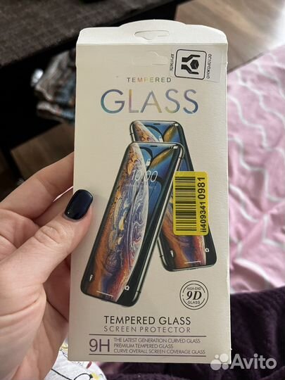 Стекло защитное на айфон 6/6s/7/8 plus 2 штуки