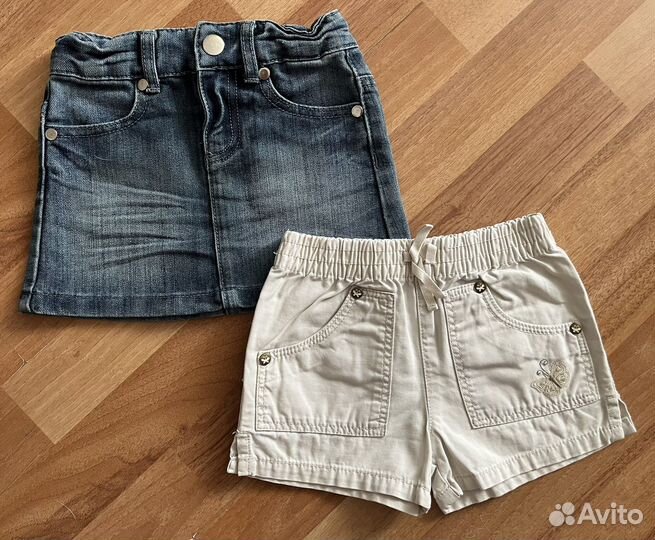 Джинсовые вещи, на девочку, р.92