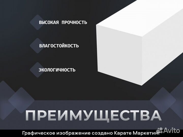 Газоблок пораблок для перегородок