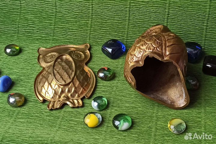 Статуэтка металлическая Сова