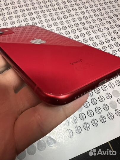 Снятый корпус iPhone 11 красный сост 9.5/10