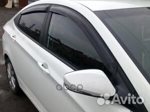Дефлекторы окон 4 door hyundai solaris hb 2011