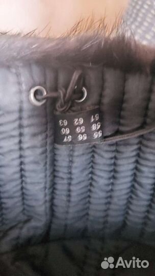 Норковая шапка ушанка мужская