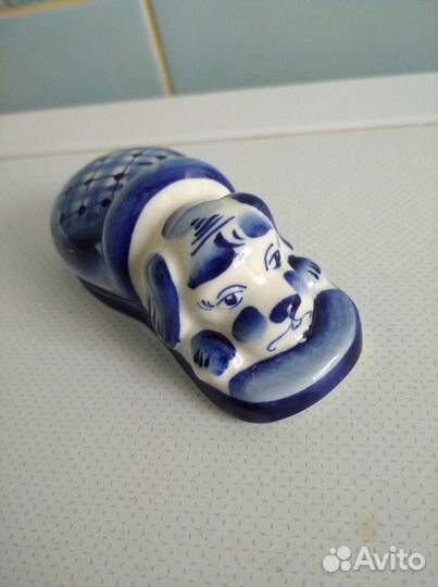 Гжель, сахарница, домовёнок