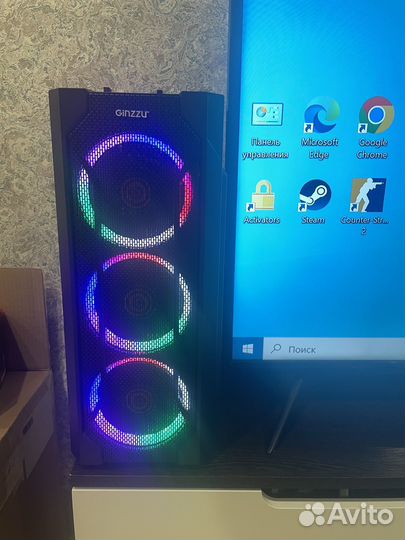 Игровой пк intel core i5 radeon RX 8GB