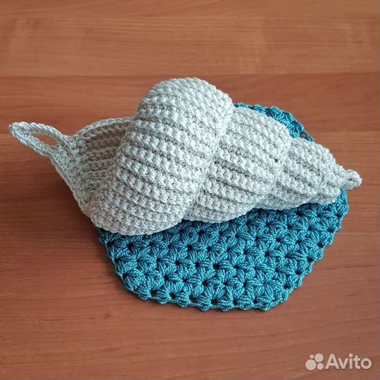 Корзина вязаная