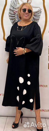 Стильное платье большие размеры (50-66) Турция