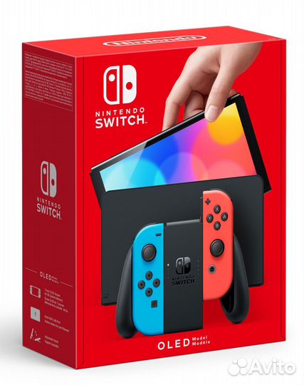 Nintendo Switch Oled Neon Blue/Neon Red