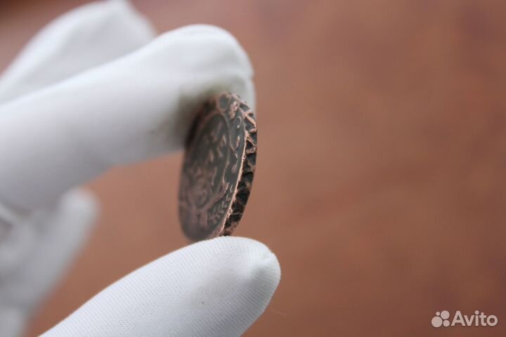 Деньга 1749 года Елизавета I в Твери