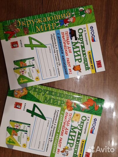 Рабочие тетради 4 класс. Окр.мир.Лит.чт. ВПР