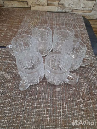 Хрустальные рюмки СССР
