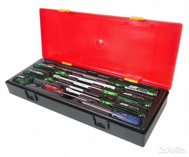 Набор отверток со сквозным стержнем (в кейсе) 8шт