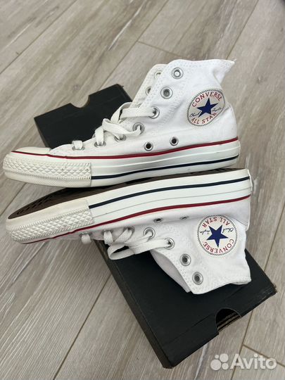 Кеды converse женские высокие. Размер 4,5