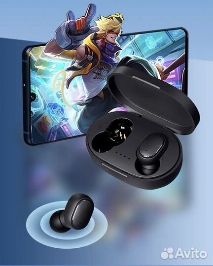 Беспроводные наушники A6s Bluetooth с микрофоном