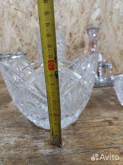 Вазы,салатники хрусталь