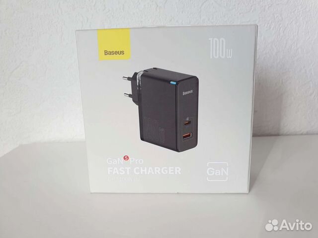 Зарядное устройство Baseus GaN5 Pro 100W 2usb