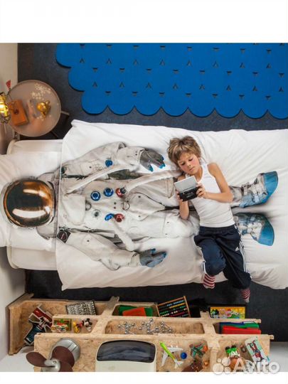 Детское постельное белье Snurk Космонавт