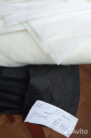 Флизелин СССР черный 6 метров