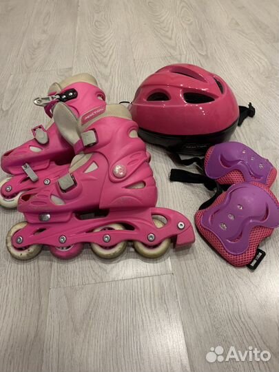 Ролики для девочек с защитой