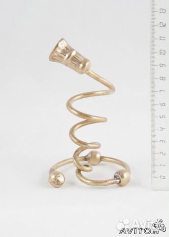 Подсвечник витой винтажный