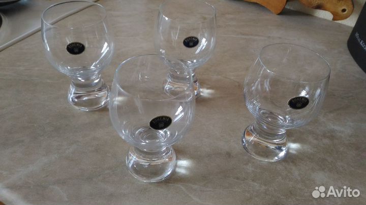 Bohemia Crystal бокалы Чехословакия