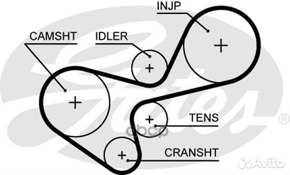 Ремень грм great wall 119x32 5639XS Gates