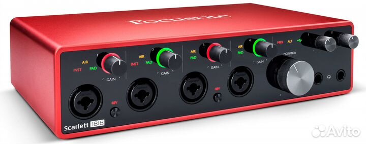 Focusrite Scarlett 18i8 3rd Gen, Аудио интерфейс U