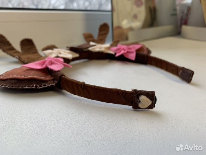 Ободок ручной работы из фетра на заказ