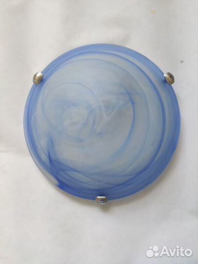 Светильник потолочный бу диаметр со стеклом 25