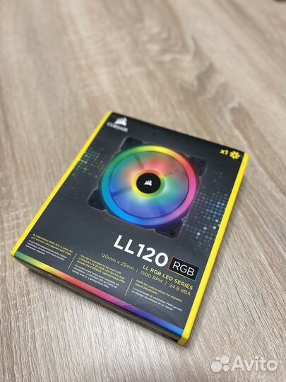 Корпусные вентилятор Corsair LL120 RGB 120мм