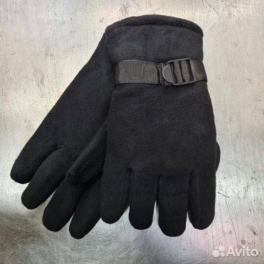 Флисовые перчатки с утеплителем