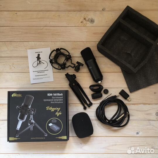 Микрофон Ritmix-RDM 160, mini jack3,5
