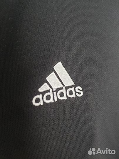 Футболка спортивная унисекс черная adidas