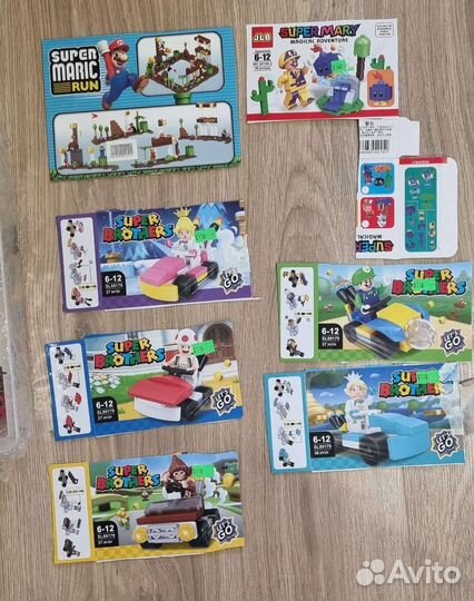 Конструктор типа lego серия Марио