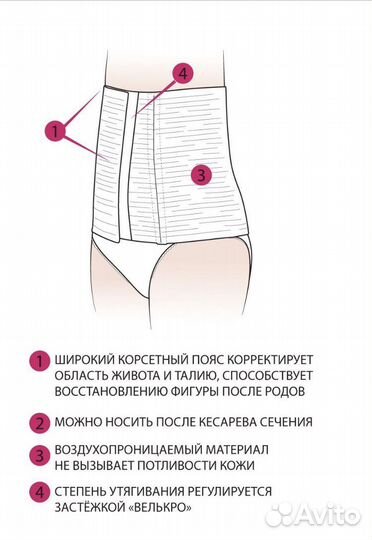 Бандаж послеродовой новый