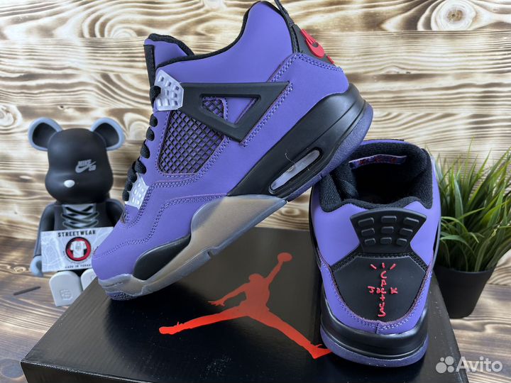 Air Jordan 4 Travis Scott Roxo