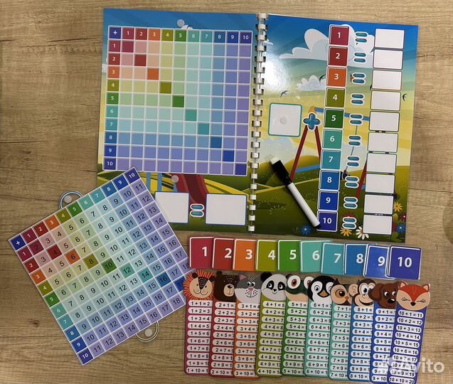 Учим таблицу сложения