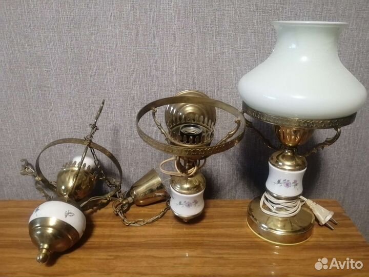 Люстра керосинка, светильник, бра