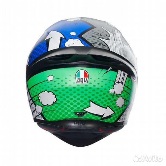 Шлем AGV K1 S E2206 Bang Matt Italy/Blue