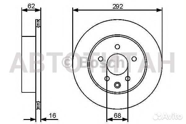 Диск тормозной зад nissan qashqai / qashqai +2 I