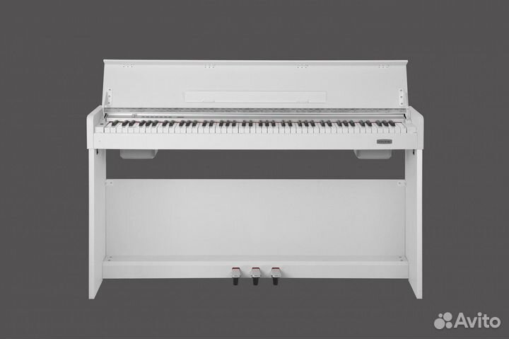 Цифровое пианино Nux WK-310-White стойка, педали