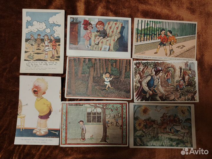 Открытки довоенные смешные дети юмор
