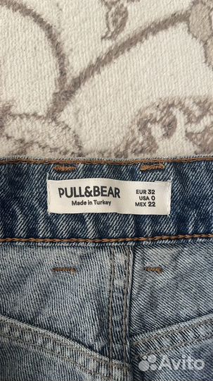 Джинсы pull and bear mom 32